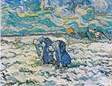 Peasant-women Digging on a Snow-covered Field